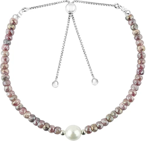 Vista 33 de Pulseras bolo con cuentas de piedras preciosas naturales, piedras de cuentas surtidas, joyería hipoalergénica bohemia hecha a mano para mujeres