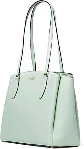 Vista 3 de KATE SPADE MONET - Bolsa grande de cuero azul cristal, Azul (Crystal Blue), L