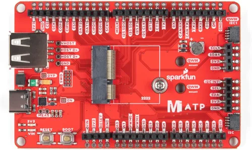 Vista 4 de SparkFun MicroMod ATP Carrier Board-Modular Interface Ecosistema-Conecte la placa de microcontrolador/procesador a varios periféricos de la placa