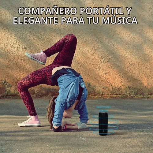 Vista 6 de Altavoz Bluetooth, altavoces Bluetooth MusiBaby M88, altavoz inalámbrico, altavoces Bluetooth inalámbricos, doble emparejamiento, Bluetooth 5.0