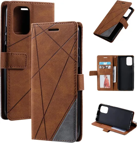 Vista 6 de Funda para Xiaomi Redmi Note 10 4G Funda de cuero, Funda para Xiaomi Redmi Note 10s Caso,Funda para Xiaomi Redmi Note 10 4G M2101K7AG M2101K7I Negro