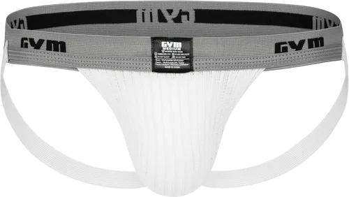 Vista 8 de GYM 1" Waistband Swim/Run Jockstrap Negro