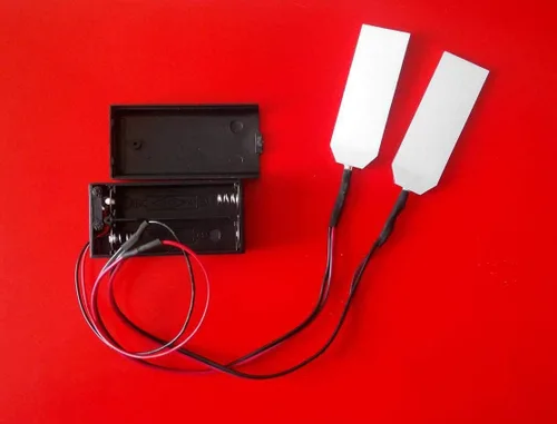 Vista 8 de Kit de bricolaje para cosplay con luz LED acrílica, kit de luces para casco RGB superhéroe para hombres y niños, azul