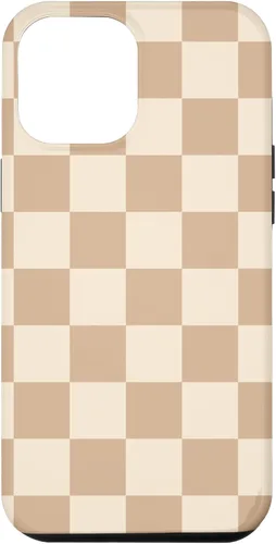 Vista 26 de Light Beige Classic Checkered Big Checkerboard Case for iPhone 17