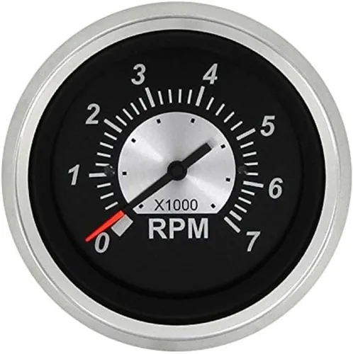 Vista 3 de Sierra International 67021P Medidor de combustible Sterling, 2 pulgadas, Negro