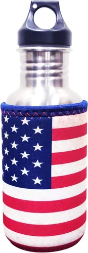Vista 71 de Funda de neopreno para botella de agua Koverz, funda de neopreno, se ajusta a botellas de agua de 24-30 oz, lavable y reutilizable, tamaño grande