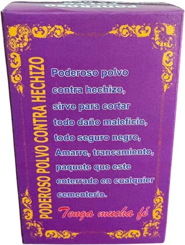 Vista 4 de Contra Hechizo, Contra Hechizo Polvo - Aleja Brujeria, Mal de ojo, Contra Envidia, Polvo Contra hechizo Against Evil eye