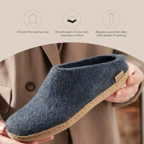 Vista 3 de Glerups Pantuflas modelo B para mujer