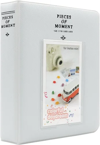 Vista 20 de Ablus - Álbum de fotos con 64 bolsillos para fotos instantáneas de cámaras Fujifilm Instax Mini 7s 8 8+ 9 25 26 50s 70 90 y letrero, pequeño