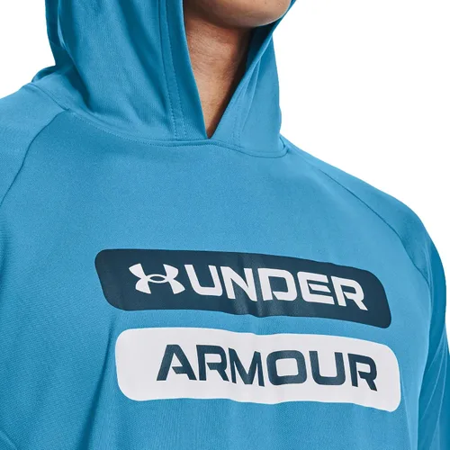 Vista 3 de Under Armour Velocity Wordmark - Sudadera de manga larga para hombre