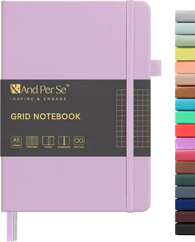 Vista 111 de ⩓ Per Se Cuaderno de Diario con Líneas (3 Paquetes), 160 Páginas Papel Grueso 100GSM, A5 Tapa Dura Cuadernos con Rayas Universitarias para Escribir