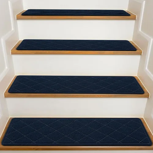 Vista 13 de Stair Treads for Wooden Steps Indoor, KOOTETA 1 Pack 20" X 32" Non Slip