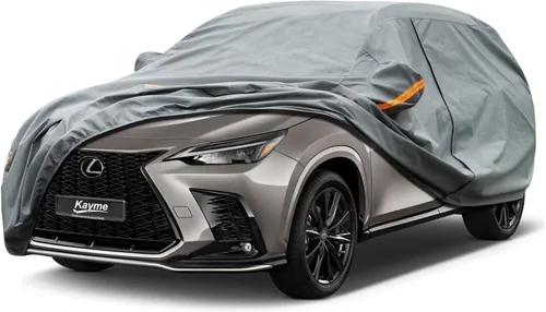 Vista 194 de Kayme Funda de Coche de Servicio Pesado Impermeable para Todo Tipo de Clima, Ajuste Personalizado para Tesla Model S, Cubierta Exterior Completa