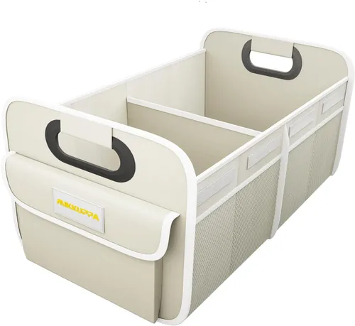 Vista 9 de MIKKUPPA Organizador de maletero de automóvil, organizador plegable de 70 litros para comestibles, organizadores de almacenamiento de automóvil