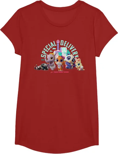 Vista 48 de Disney Camiseta de entrega especial Junior T.O.T.S, Negro, S