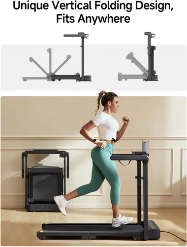 Vista 5 de WALKINGPAD Folding Treadmills for Home, Smart Vertical Fold, LED Display with Adjustable Height Handles