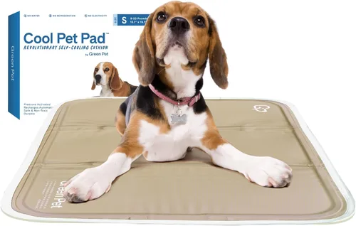 Vista 19 de The Green Pet Shop Cool Pet Pad – Extra pequeña, azul – Auto-refrigerante, alfombrilla activada por presión para perros y gatos de 0 a 8 libras