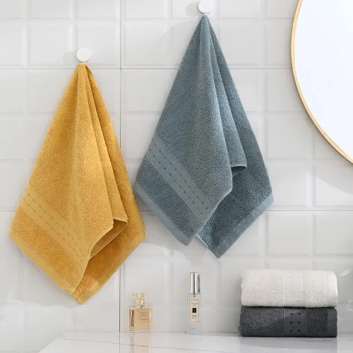 Vista 7 de sense gnosis Toallas de mano 100% algodón verdes, absorbentes, súper suaves, sin pelusas, toallas de mano para baño, viajes, yoga, deporte, spa