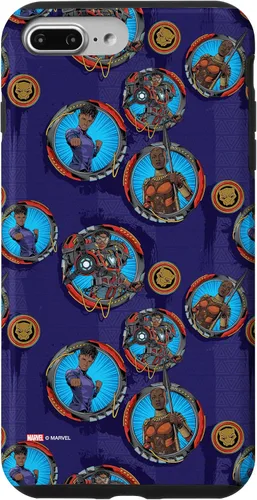 Vista 9 de iPhone 15 Marvel Black Panther: Wakanda Forever Okoye Shuri Ironheart Case