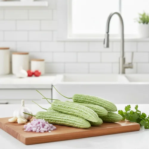 Vista 6 de 40 semillas de melón amargo para plantar: semillas de ampalaya y calabaza amarga, semillas de vegetales para jardín doméstico, contenedor o cultivo