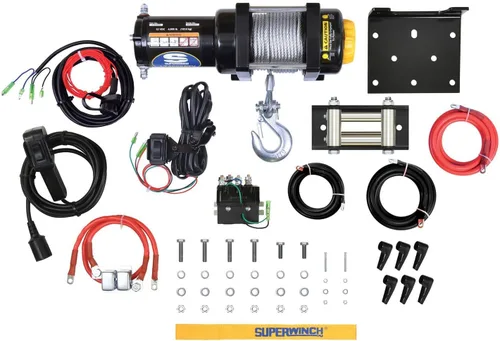 Vista 5 de Superwinch (1140220) Cabrestante Negro LT4000ATV de 12 VDC - Capacidad de Carga de 4000 lb