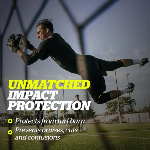 Vista 5 de Storelli BodyShield 3/4 Goalkeeper Leggings 2, High-Impact Protection Sweat-Wicking, UV-Resistant Athletic Bottoms for Soccer