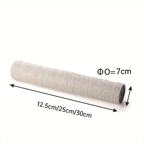 Vista 5 de 2 postes de repuesto para árbol de gato M8, marco de escalada adecuado para bricolaje, marco de escalada de gato, sisal natural, poste de rascador