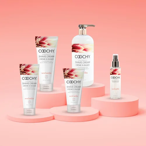 Vista 7 de Coochy Crema de afeitado - Loción hidratante para afeitar, crema de afeitar íntima suave, para área del bikini, axilas, piernas y más, fórmula