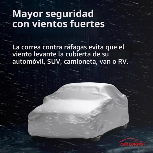 Vista 2 de Cubierta para el auto con sujetadores de protección contra el viento - Evite que la cubierta de su auto se vuele con vientos fuertes - ¡Compatible