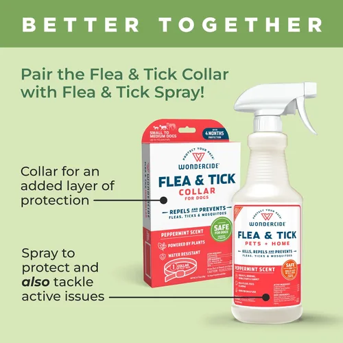 Vista 7 de Wondercide Collar para perro con aceites esenciales naturales, protección 1 collar