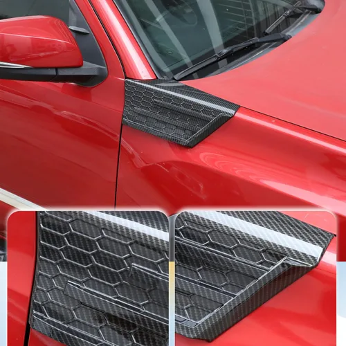 Vista 5 de Cubierta de guarnición para parachoques superior de automóvil compatible con Toyota Tacoma 2016 2017 2018 2019, panel decorativo de guarnición