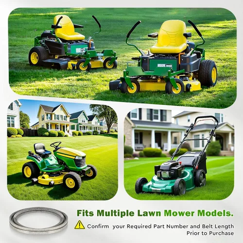 Vista 7 de Correa de repuesto para cortacésped Cub Cadet MTD 754-04329 954-04329 RZT-L54 RZT-S54 RZT-LX 54 Z6900 Z6600 TCU18602 Scag 482529 483326 Husqvarna 5