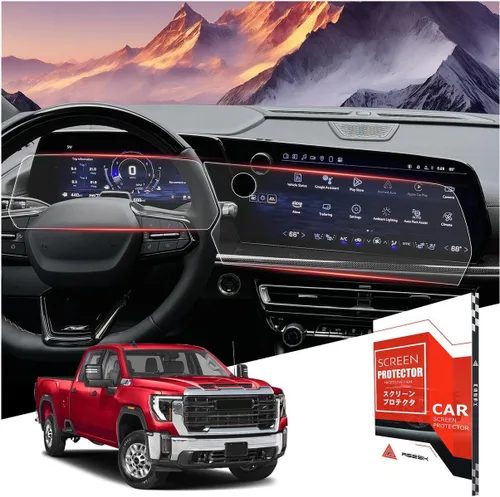 Vista 14 de Protector de pantalla brillante para Tesla Cybertruck – [más claro y suave] Accesorios de camioneta Cybertruck 2024 2025 – Vidrio templado 9H+
