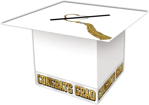 Vista 6 de Caja de tarjetas de graduación accesorio de fiesta (1 unidad) (1/paquete)