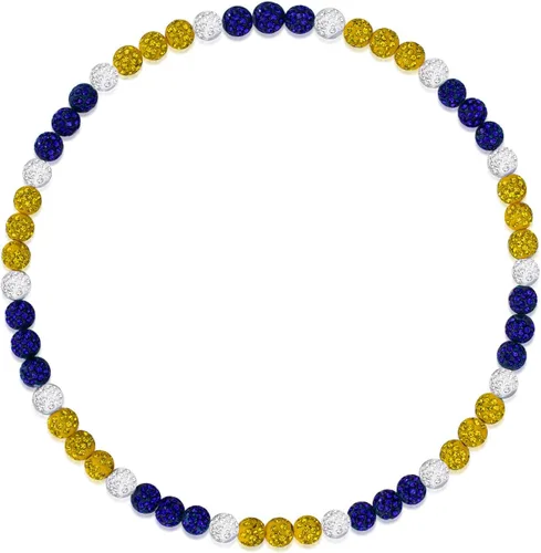 Vista 18 de Collar de béisbol Smilelife para niños 18 pulgadas, colección de hielo brillante, cadena de béisbol, diamantes de imitación, accesorios de béisbol