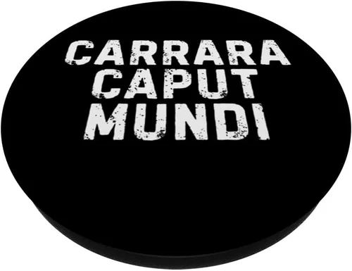 Vista 2 de Carrara Caput Mundi Città Simpatica Uomo Donna Bambino PopSockets Adhesive PopGrip