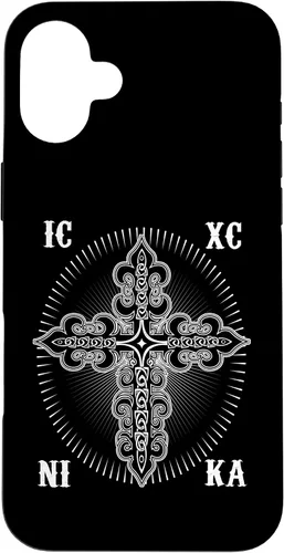 Vista 23 de IC XC Nika Cross Christogram Orthodox Christian Case for iPhone 17