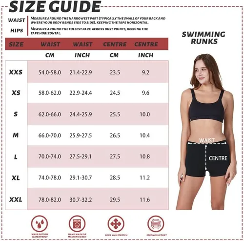 Vista 5 de Period Swimwear - Heavy Flow Absorbent Swimming Panty - Women's Sporty Swim Shorts