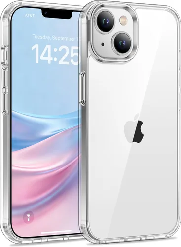 Vista 26 de USLAI Funda para iPhone 11, antiamarilleo, transparente