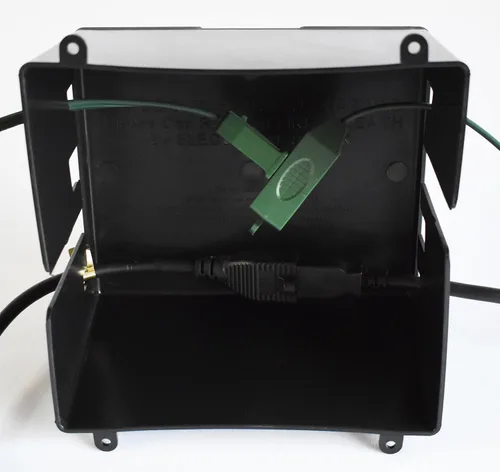 Vista 6 de GR Innovations - Cubierta para cable de extensión para caravana, protector de enchufes, cubierta de cable eléctrico para exteriores, eleva y protege