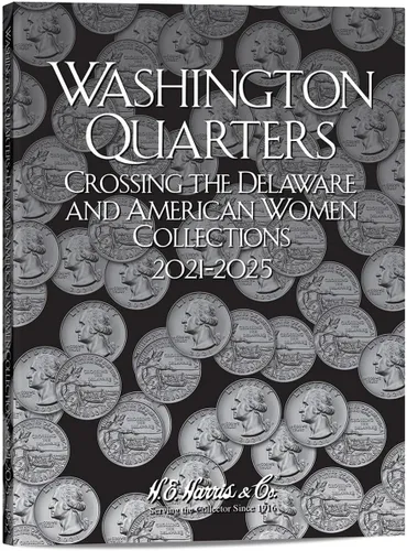Vista 18 de H.E. Harris & Co. Carpeta de monedas del cuarto del Parque Nacional de Washington de EE. UU. Volumen 2 2016 – 2021 P & D # 2881