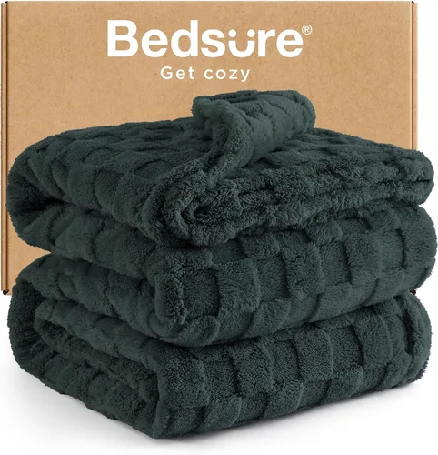 Vista 18 de Bedsure GentleSoft - Manta verde salvia para sofá, manta de forro polar a cuadros, regalos de Navidad para mujeres, hombres y niñas, bonita manta