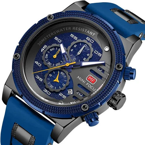 Vista 2 de AIMES Mens Watches for Men Casual Chronograph Waterproof Sport Military Watch Analog Quartz Movement Stylish Luxury Dress Wrist Watch Elegant Gift