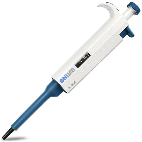 Vista 6 de ONiLAB Pipetas de un solo canal con volumen ajustable (micropipetas, 0,1-2,5μl (7010101001))