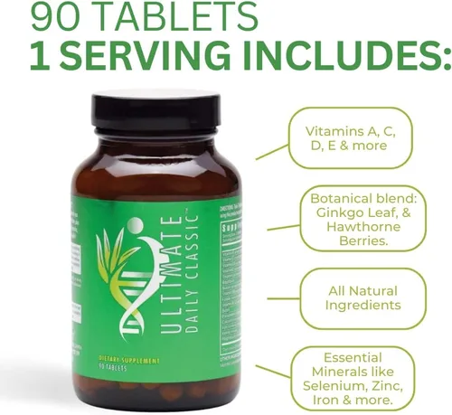 Vista 5 de Youngevity Ultimate Daily Classic Multivitamínico y Mineral, 90 Tabletas