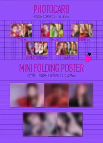 Vista 3 de JYP Ent. ITZY - Álbum GUESS WHO+Beneficio de preventa+Póster plegado+Juego de tarjetas fotográficas adicionales (DAY ver.)F