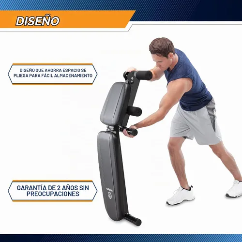 Vista 4 de Marcy Banco multiposición ajustable para gimnasio en casa, pesas y entrenamiento de fuerza Negro