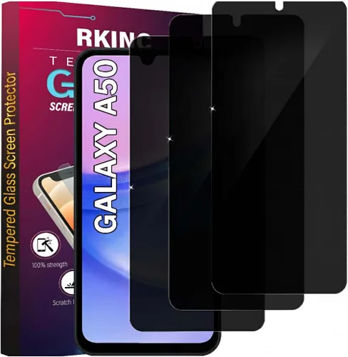 Vista 13 de RKINC Protector de pantalla [paquete de 4] para Samsung Galaxy A12 / Galaxy A02S / A12 Nacho, protector de pantalla de vidrio templado, 0.013 in