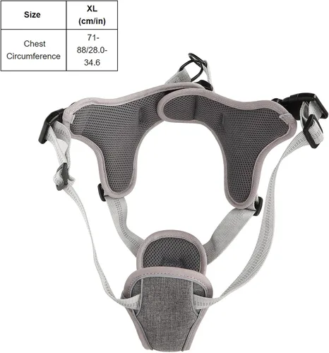 Vista 8 de Adjustable No Pull Harness Reflective Chest and Back Vest Harness for Medium and Large Dogs (XL)