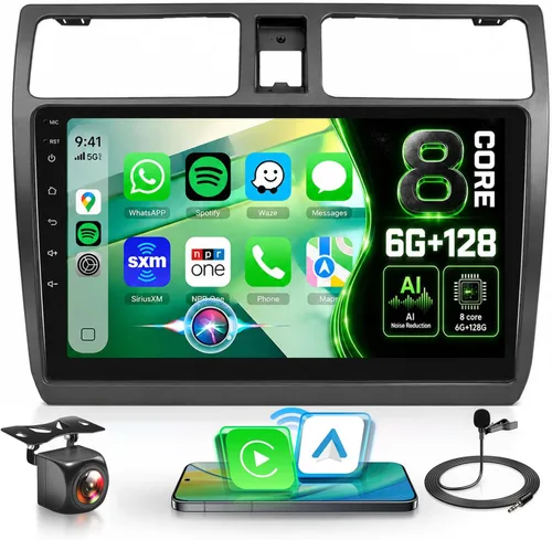 Vista 9 de Rimoody 4G+64G - Radio de coche Android para Suzuki Swift Stereo 2005-2010